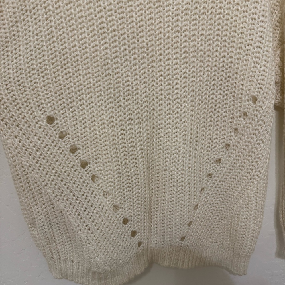 American Eagle Outfitters Cream Knit Sweater - Picture 6 of 9